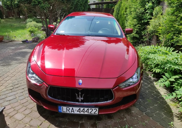 Maserati Ghibli cena 126900 przebieg: 187152, rok produkcji 2015 z Bielsk Podlaski małe 46